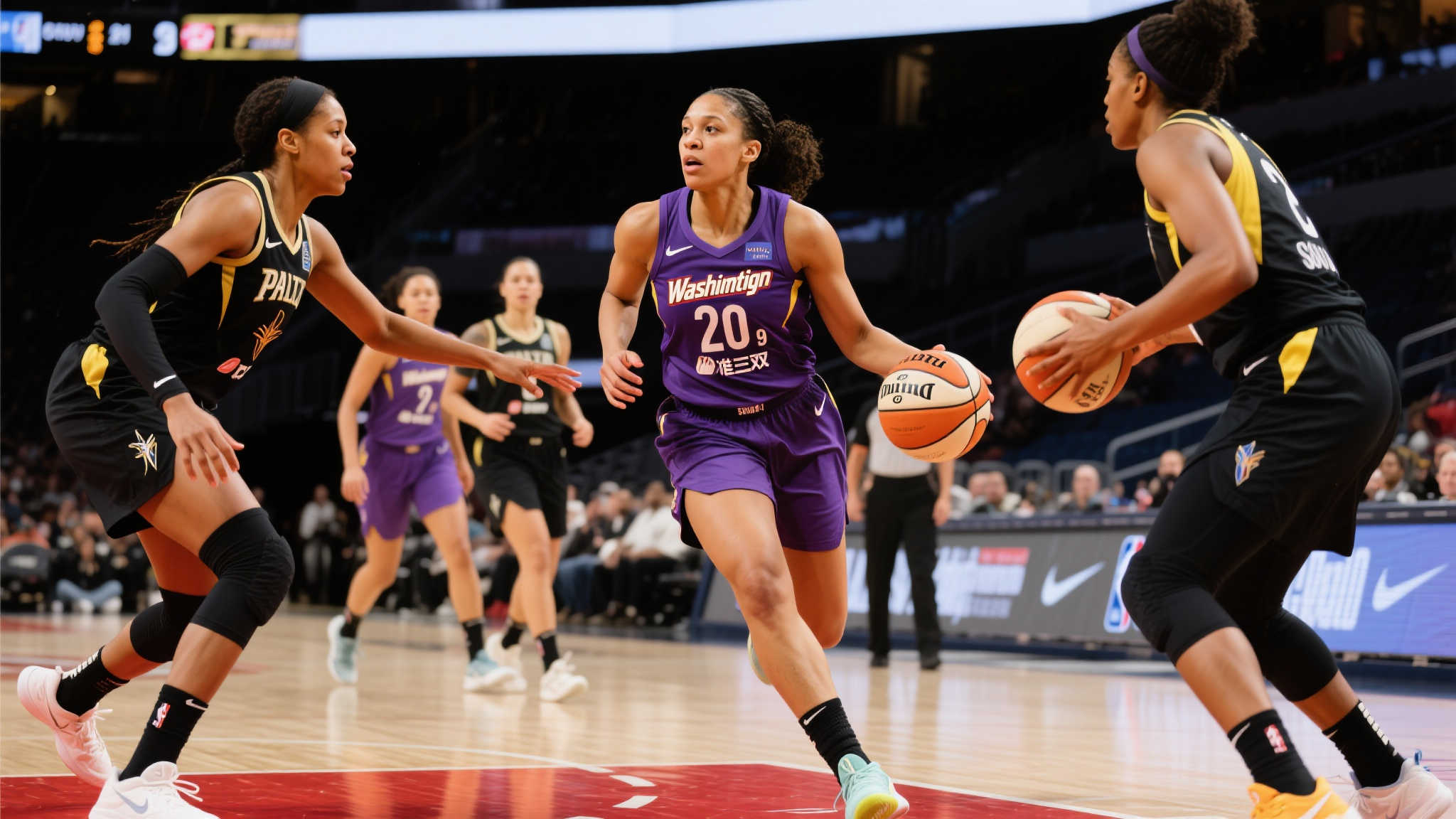 华盛顿神秘人在进攻端展现了出色团队配合，全队多点开